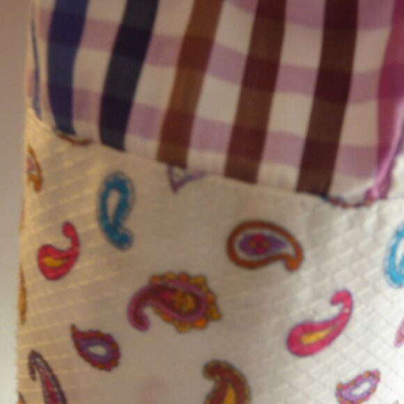 Etro gingham dress shirt with contrasting paisley. Only worn once. - Picture 6 of 7